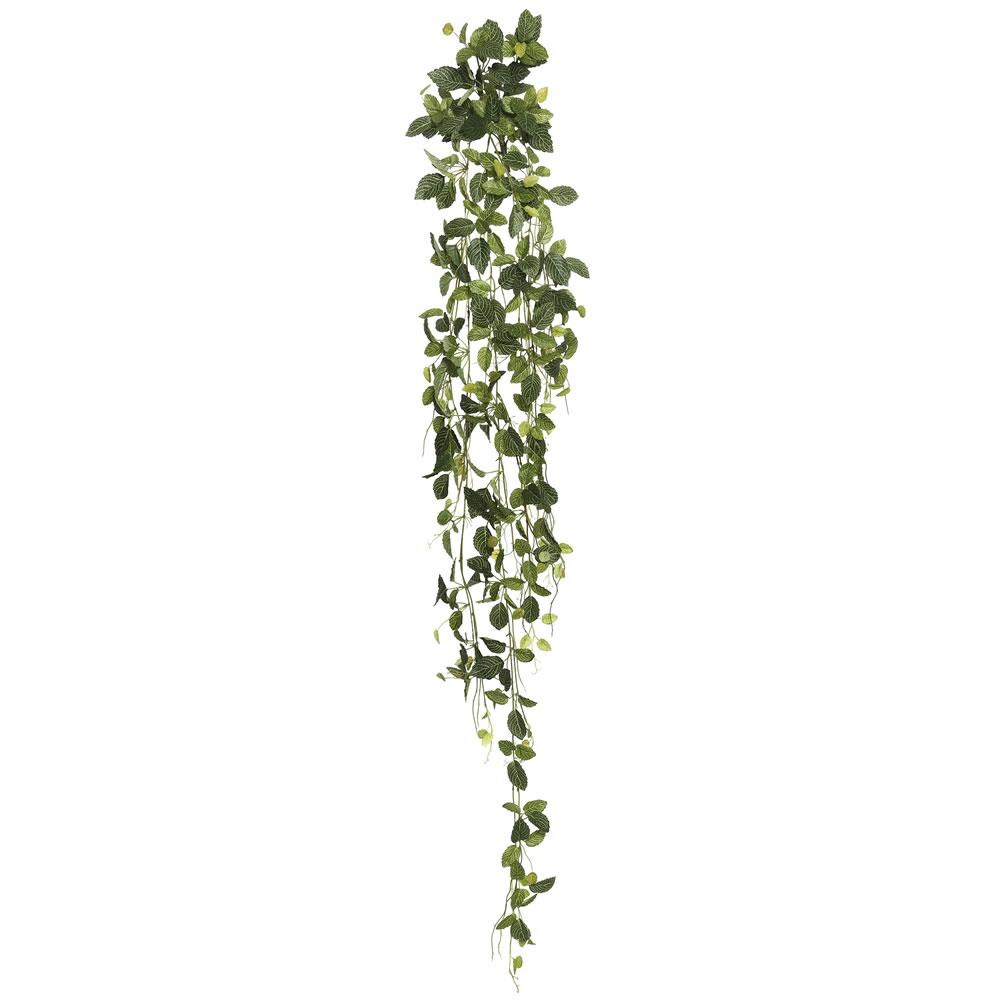 Vickerman 65 Artificial Green Fittonia Hanging Bush